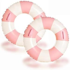 2 PCS Inflatable Pool Floats for Swimming Pool Party Lake Beach Adults - Floaties Pool Tubes Swim Rings Tubes Floaties for Beach Pool Party Decorations, Size: 100