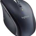 Logitech M705 Marathon Wireless Laser Mouse, 2.4 GHz Frequency, 30 ft Wireless Range, Right-Hand Use, Black