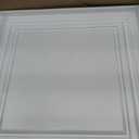 Art3d PVC Ceiling Tiles, 2'x2' Plastic Sheet in White (24-Pack), 24"x24"