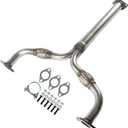 Exhaust Flex Y-Pipe Compatible with Infiniti FX35 G35 G37 3.5L & 3.7L 2003 2004 2005 2006 2007 2008 2009 2010 2011 2012 2013