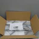 Coat Rack with Natural Marble Base, Metal Freestanding Coat Rack with 8 Hooks, Heavy Duty Coat Hanger Stand for Jacket,Coats,Hats,Scarves & Handbags for Bedroom, Hallway, Entrance,Office,Dorm (Black)