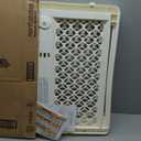 Toddleroo by North States - Supergate Ergo Baby Gate: Plastic Baby Gate for Stairs & Doorways - Adjustable Indoor Safety Gate - Made in USA - 26 to 42 Inches Wide - 26 Inches Tall - Ivory