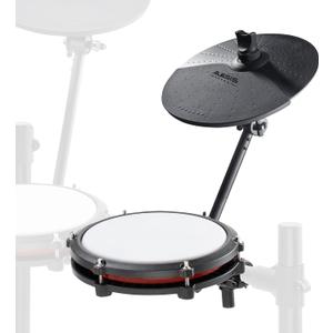 Alesis Drums Nitro Max Expansion Pack - Electric Drum Set Expansion for Nitro Max Kit with Mesh Tom Pad, 10" Cymbal with Choke and Connection Cables
