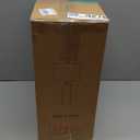 BOBOMOMO 21" Modern Table Lamps Set of 2, Gray Resin Lamp with Stone Look, Small Bedside Lamps for Bedroom, Contemporary Nightstand Lamps with Linen Shades, Small Lamp for Nursery, Entryway