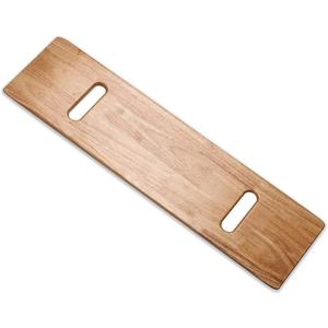 Wooden Slide Transfer Board with Handles, 500 lb Capacity Heavy Duty Slide Boards for Transfers of Seniors and Handicap, 30 x 8 x 0.7