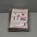 Window Insulation for Winter 4763 Windows Insulation Kit Thermal Insulated Window Cover Fit Max Size 4662with Hook & Loop Insulated Curtains for Winter Windows Blanket in Bedroom Attic RV - Gray