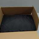 HolidayIdeas 4 Pcs Fitted Black Table Cloths for 6 Foot Rectangle Tables, Wrinkle Resistant Washable Table Covers 72x30 Inch for Vendor Booth Display, Banquet, Trade Show