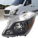 Headlight Headlamp Assembly Compatible for 2014 2015 2016 2017 2018 Mercedes Sprinter 2500 3500 Left Driver Side 9068202861 9068206000