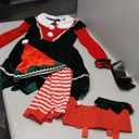 Morph Elf Costume For Girls - Christmas Elf Dress For Kids - Festive Holiday Outfit - Perfect For Christmas Celebrations Large
