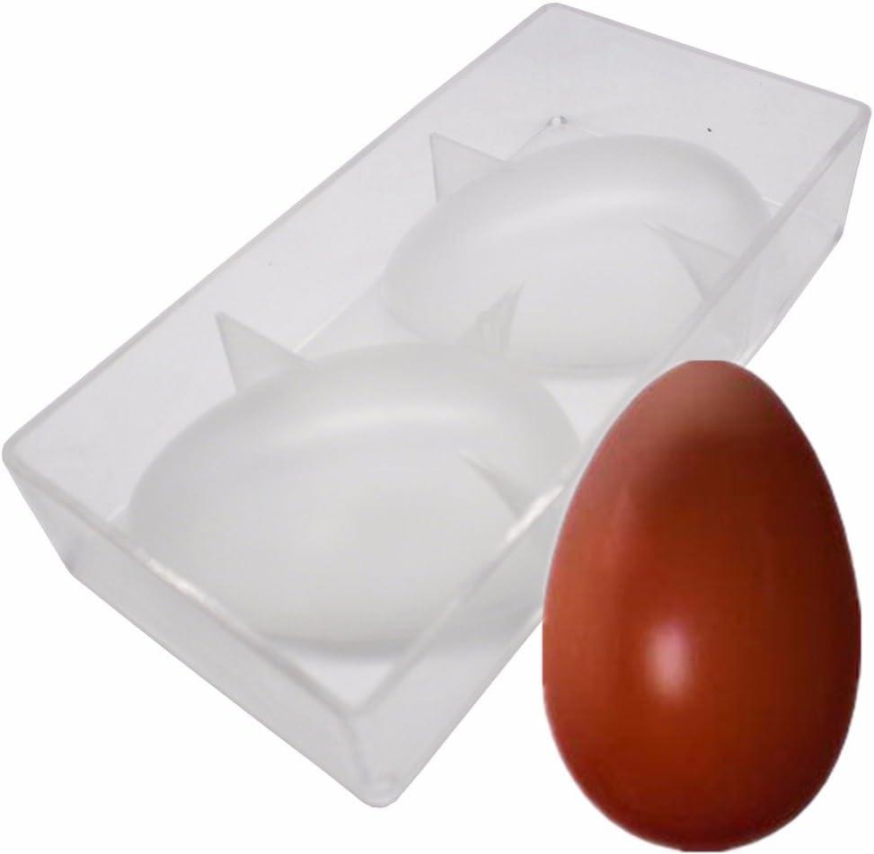Polycarbonate Easter Eggs Chocolate Mold Ostrich Egg Shape Candy Mould 14cm (5.5inch), Long