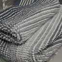 Bathroom Rugs and Mats Sets, 2 Piece Thick Absorbent Chenille Non Slip Soft Shaggy Floor Mats Machine Washable (22" x 58" Plus 20" x 31", Navy)