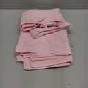 Breling 2 Pcs Christmas Hand Towels Pink Santa Claus Bathroom Decorative Towels 100% Cotton Absorbent Jacquard Weave Bath Decor Winter Holiday Bathroom Decor Xmas Gifts 13.7''x29.5''