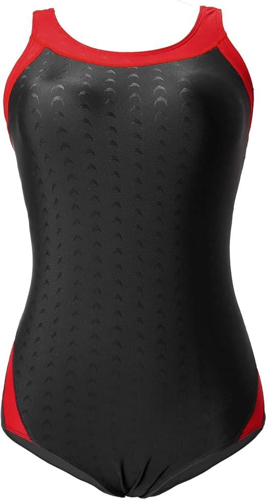 Girls' Swimwear Swimsuit Kids One Piece Swim Suits Athletic Bathing Suit for Swim Team Practice Competition 4-16Y (Black-a, 10-12Y)