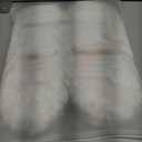 Laahoem Animal Slippers Soft Sole Indoor Shoes Winter Warm Thick Plush Fuzzy House Socks Furry Home Slippers For Girls Women Boys Men (White)