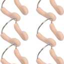 SUPVOX Silicone Nose Clips for Swimming: Anti-Slip Clips for Adults - Waterproof Diving Nose Protectors with Box - Beige