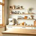 Oak Floating Shelves for Wall Decor, 30 in Shelf with Lip, 2 Set, 29.9in