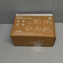 Wooden Dollhouse Furniture Set, Dollhouse Accessories and Furniture, with 7 Rooms 3 Dolls, Includes Patio Set & Dog Set, Doll House Furniture Toys Gift for Kids Boys Girls