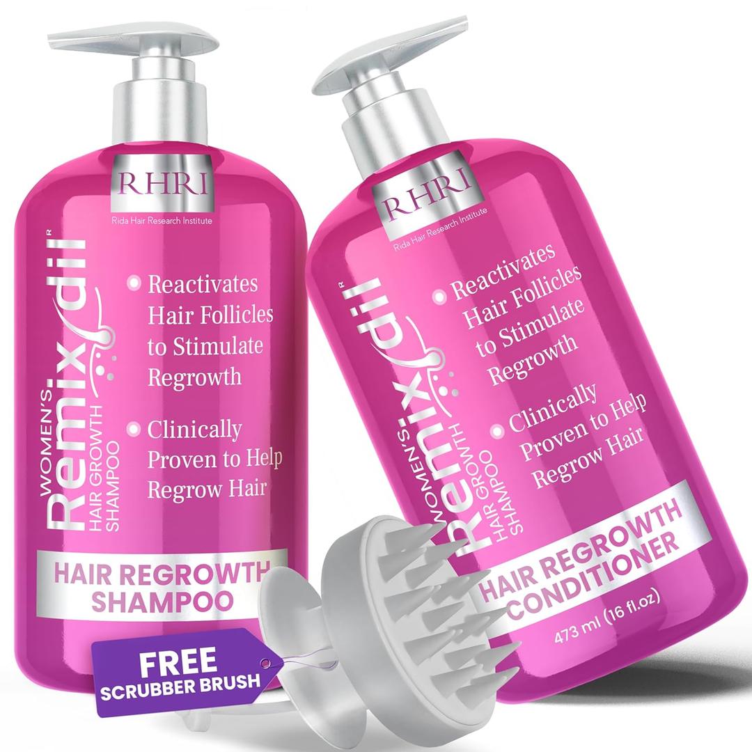 32 OZ Kit Hair Growth Shampoo and Conditioner Set for Women | Effective Hair Regrowth Treatment | Strengthening, Thickening & Soothing Formula for Healthy, Vibrant Hair | Salon Size