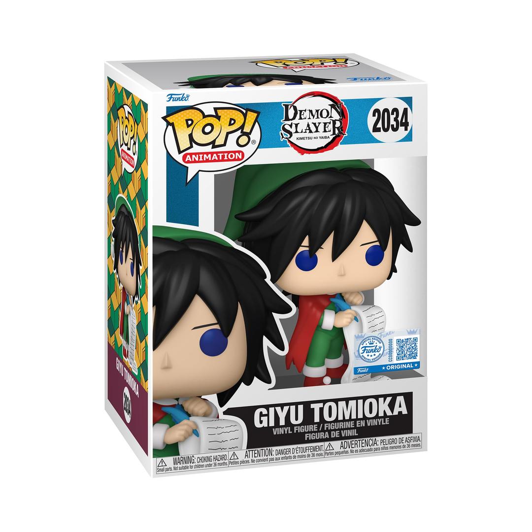 Funko Pop! Animation: Demon Slayer - Giyu Tomioka - Collectable Vinyl Figure - Gift Idea - Official Merchandise - Toys for Kids & Adults - Anime Fans - Model Figure for Collectors