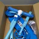 Kick Scooter for Kids 5-8 Years Age - Solid Metal Anti-Crack Frame&Brake,Height Adjustable,Flexible Steer,Light Up Two Wheel Toddler Scooter 4 Year Old,Boys Girls Outdoor Kid Child Toy