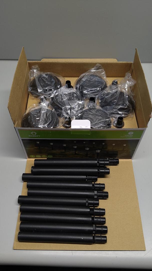 MAGGIFT 12 Pack Solar Pathway Lights Outdoor Solar Garden Lights for Patio, Yard, Driveway