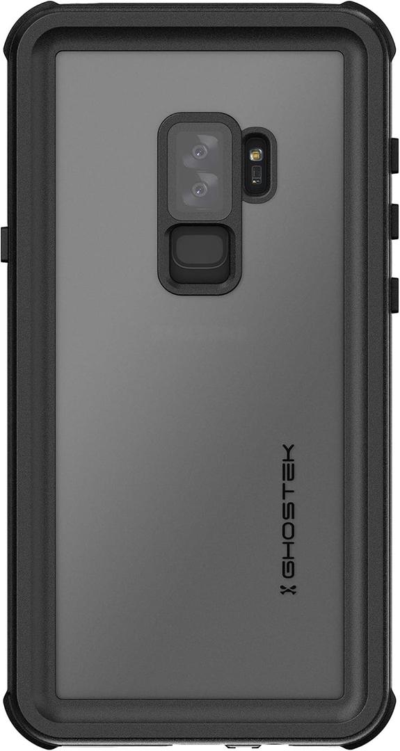 Ghostek Nautical Galaxy S9 Plus Waterproof Case with Screen Protector Slim Extreme Heavy Duty Protection Tough Shockproof Full Body Underwater Watertight Seal for 2018 Galaxy S9+ (6.2 Inch) - (Black)