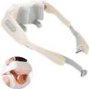Neck Massager with Heat,Cordless Neck and Shoulder Massage Pillow for Neck, Traps, Back and Leg Pain Relief,Upgarded 4D Deep Tissue Kneading Massage, Gifts for Women Men