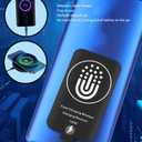120W Type C Magnetic Charging Receiver for Galaxy A51 A20E, 10W Charging Patch Magnetic Dual Purpose Back Sticker.