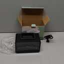 MeplLivs Dynamics Flame Fireplace Electric Wax Melt Warmer PTC Heating Plate Monochromatic Wax Burner Fragrance Wax Warmer for Home Office Gifts & Decor(Black)