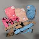 Idepet Female Dog Diapers with Suspender Detachable, 3 Pack Washable Reusable Girl Doggie Diapers for Small Medium Female Dog in Heat Period Cycle Urinary Incontinence Training XS