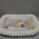 Zakkart SnugCloud Cat Window Perch with 4-Sided Bolster - Orthopedic Cat Hammock for Window Sill - Solid Hardwood & Metal Frame - Window Seat for Pets (Natural Color Wood w/White Bed, Medium) (Medium (22"x15"))