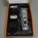 oneisall Dog Clippers for Grooming for Thick Heavy Coats/Low Noise Rechargeable Cordless Pet Shaver with Detachable Stainless Steel Blade/Waterproof Dog Shaver for Dogs Pets and Animals (Silver)