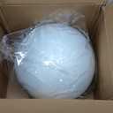 20CM Foam Craft Balls White Smooth Craft Foam Ball White Polystyrene for DIY Arts and Modeling Decoration