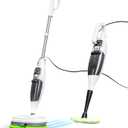 Electric Steam Mop  15-in-1 Detachable Floor Scrubber with 3 Steam Modes  Electric Mop for Hardwood Floors, Kitchen Hoods & Worktops Cleaning