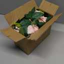 2 Pcs Flower Garland with 19.6 Ft Lights, 13.2 Ft Pink Floral Garland Fake Flowers for Wedding Arch Party Wall Garden Room Decor