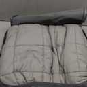 Mr. Sandman Weighted Blanket for Adults Queen Size 15 lbs, Soft Cooling Heavy Minky Blanket for Sleep, Washable Throw Blanket with Glass Beads, 60 x 80 Inches, Grey