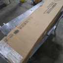 Bellemave Full Size Floor Bed with Slats and Safety Guardrail, Beige