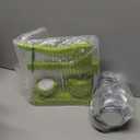 folconroad Button Maker Machine 58mm Pin Installation-Free DIY Pin Badge Button Maker Press Machine Punch Press with Free 100pcs Parts Pictures Circle Cutter Magic Book (58mm/2.25 inch Green Button Maker Kit)