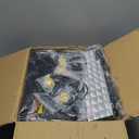 100W 6 Pack LED Shop Light for Garage, 12000LM 5000K Daylight Plug in Work Light, Bay Lighting Indoor with 6FT Cord & On/Off Switch, IP40, 180 Adjustable, for Workshop Workbench Basement Warehouse