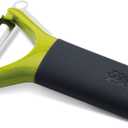 Joseph Joseph Multi-Peel Y-shaped Peeler Easy Grip Handles Stainless Steel Blade for Kitchen Vegetable Fruit, Light Green