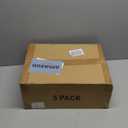 SNSLXH 5 Pack Stackable Closet Storage Basket, Multifunctional & Foldable Closet Organizer for Bathroom Kitchen Laundry Room Wardrobe Storage, Space-Saving Clothes Storage Drawer Organizer, White