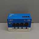 Tapo 1080P Indoor Wired Security Camera - Works as a Baby Monitor & Pet Camera, Motion Detection, 2-Way Audio, Siren, Night Vision, Subscription-Free Local Storage or Optional Cloud, C101 (4-Pack)