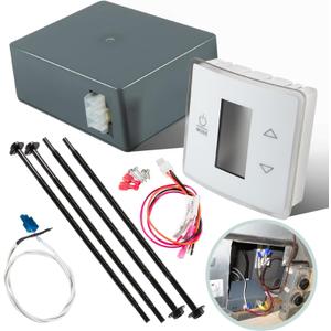 RV Wall Thermostat Kit (3316230.000) Fits for Dometic Single Zone LCD Touch RV Air Conditioner Thermostat with Control Kit, for Cool/Furnace Modes 3316250.712/3316250.700/3316230.714
