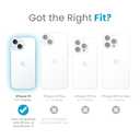 Speck Clear iPhone 15 Case - iPhone 16e Case - Slim Phone Case iPhone 15-6.1 inch - Compatible with iPhone 14 and 13 Case - Presidio Clear/Clear