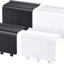 4 Pack Battery Back Cover for Xbox One/One S/One X Controller [NOT for Xbox Series X/S], Avorast Replacement Battery Back Shell Covers Compatible with Xbox One, One S, One X Controllers (Black&White)