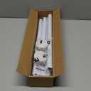 Tension Curtain Rod 30 To 63 Inch White Tension Rods Adjustable Spring Loaded Curtain Rods 7/8" Curtains Rods No Drilling Tension Rods For Windows Bedroom Closet Doorway Door