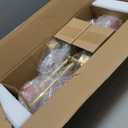 ZAGO Plug in or Hardwired Linear Wall Sconce: 24 Inch LED Indoor Modern Linear Wall Lights Set of Two with On/Off Switch, 5CCT Switchable, Brushed Gold, Dimmable for Living Room, Bedroom, Hallway