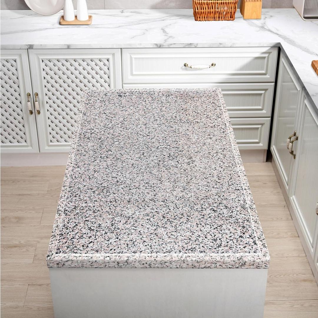 Clear Silicone Countertop Protector Mat, Non Slip & Heat Resistant Mats for Kitchen Countertop (35.4" X 23.6")