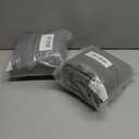 2 x Dog Bed Crate Cover Not Waterproof Hair Resistant Grey 35 x 22 Inch