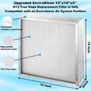 1Pack Upgraded Enviroklenz Replacement HEPA Filter Compatible with Enviroklenz Air Purifier and EnviroKlenz Air Purifier Plus Especially suited for families with pets